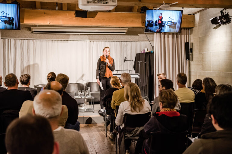 Podiumsdiskussion "Was haben Games mit Politik zu tun?"; Polit-Forum Bern; 09.10.2019; Bild: Susanne Goldschmid