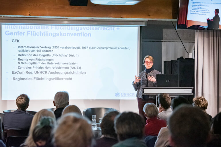 Impressionen der Diskussion "Grenzenlose Solidarität"; 27.11.2018; Polit-Forum Bern; Foto: Susanne Goldschmid